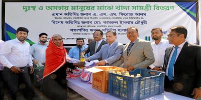 পটুয়াখালীতে মার্কেন্টাইল ব্যাংকের খাদ্যসামগ্রী বিতরণ
